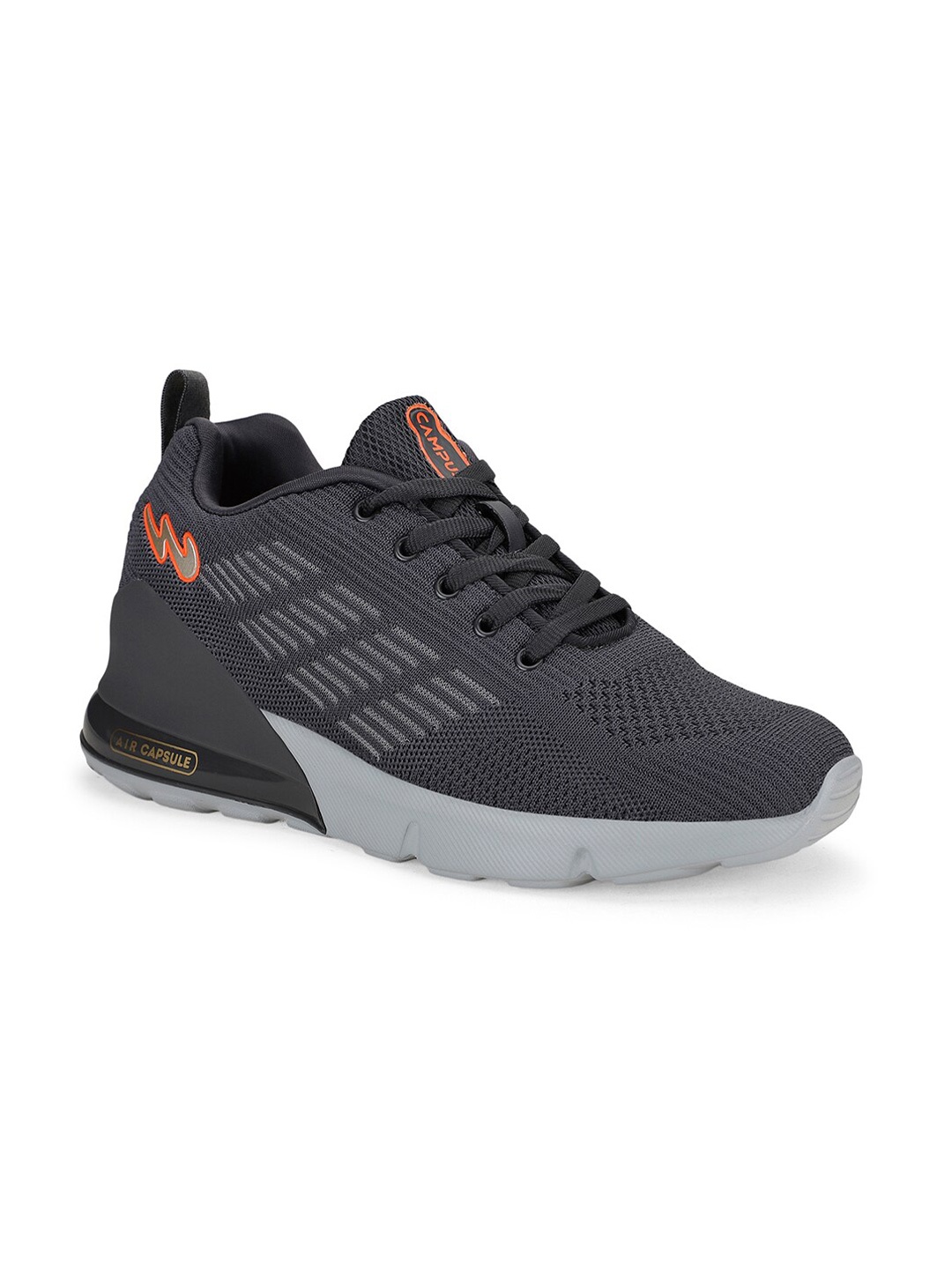 

Campus Men Soil Lace-Up Running Shoes, Grey