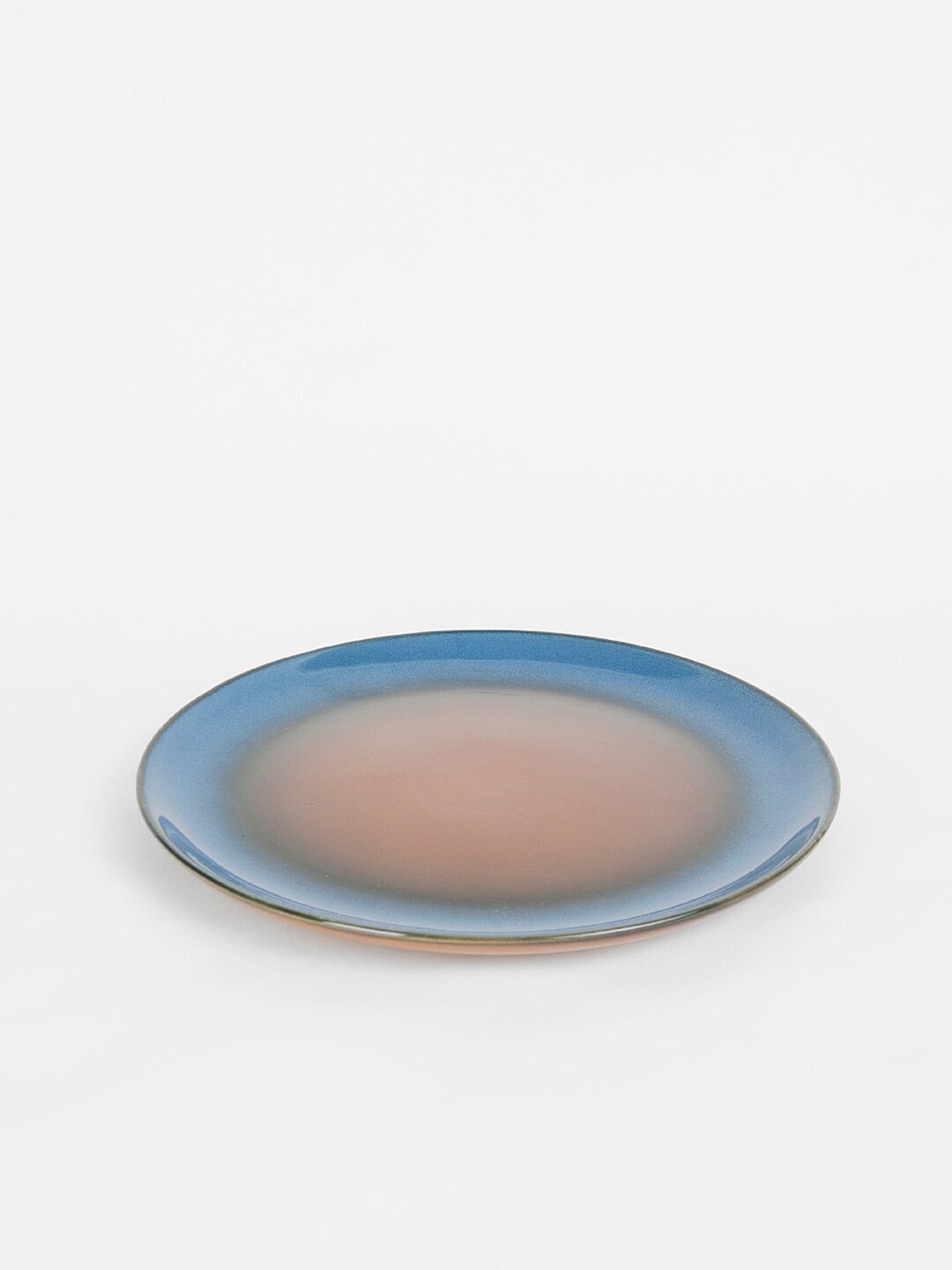 

Fabindia Amber Orange & Blue Ceramic Glossy Plates