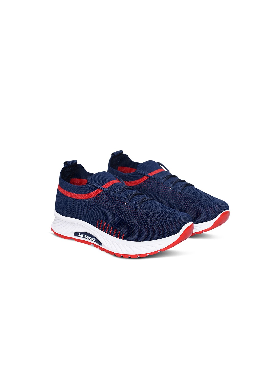 

Airspot Kids Textured Lightweight Sneakers, Navy blue