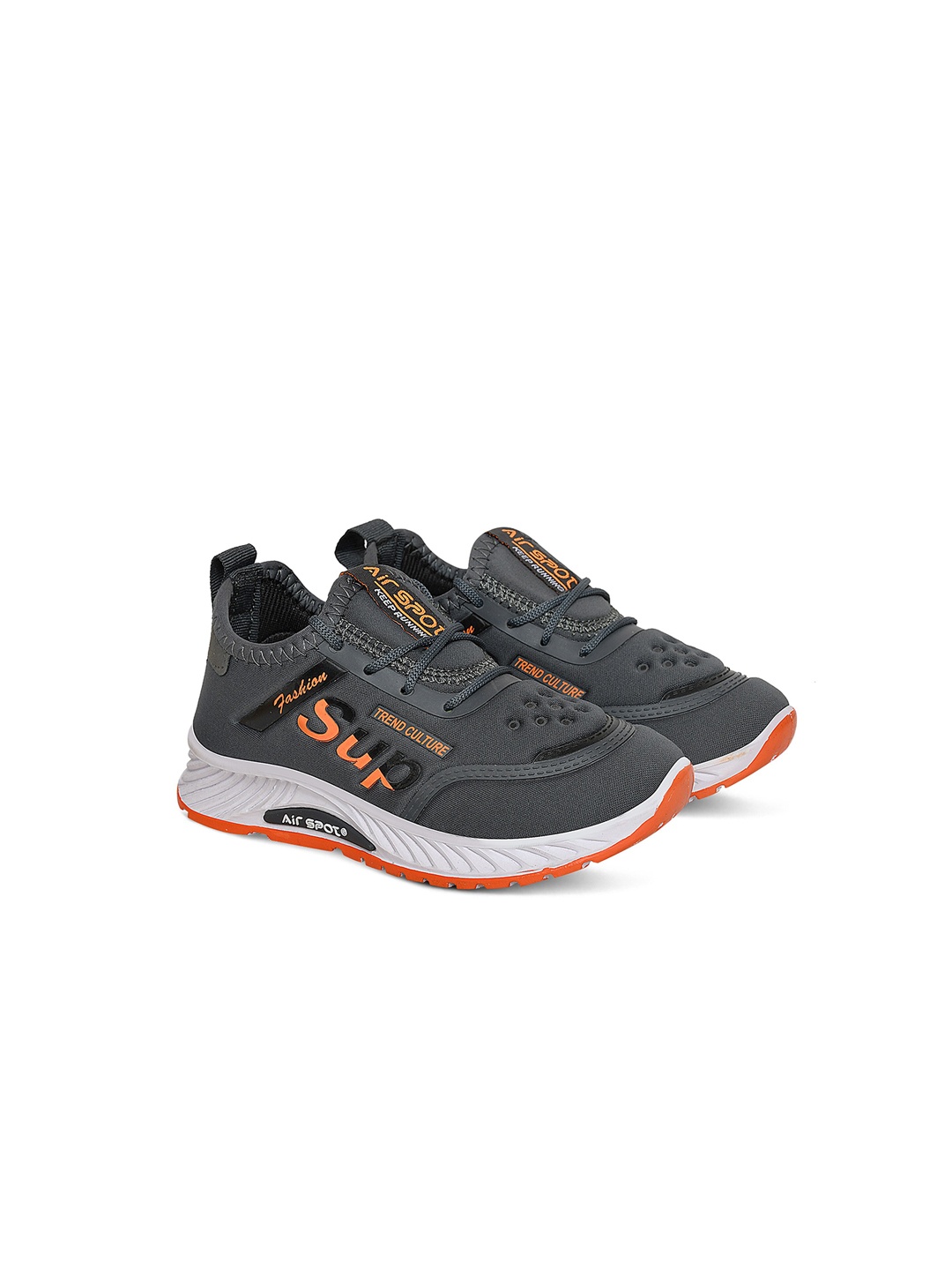 

Airspot Kids Printed Lightweight Sneakers, Grey