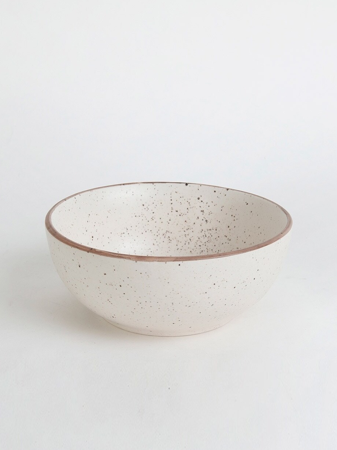 

Fabindia Kadir White Ceramic Glazed Serving Bowl