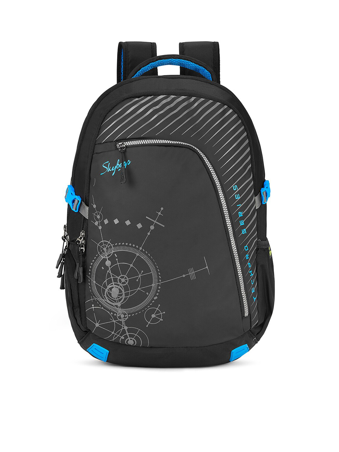 

Skybags Graphic Printed Backpack With A Laptop Compartment, Black