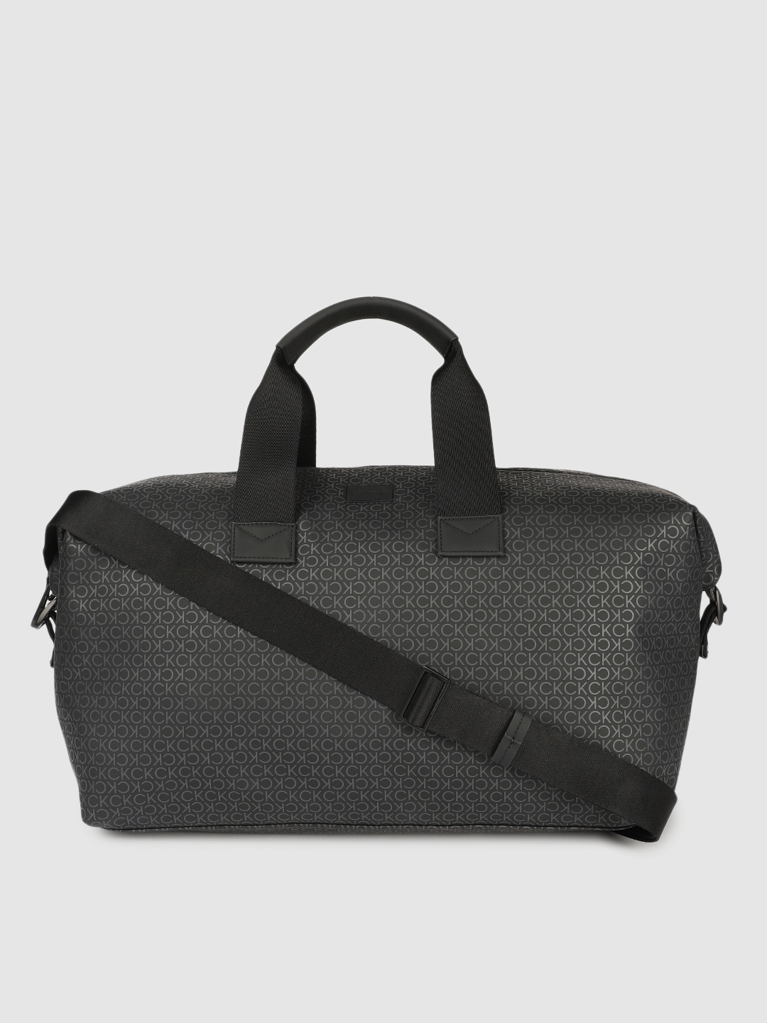 

Calvin Klein Men Brand Logo Printed Duffel Bag, Black