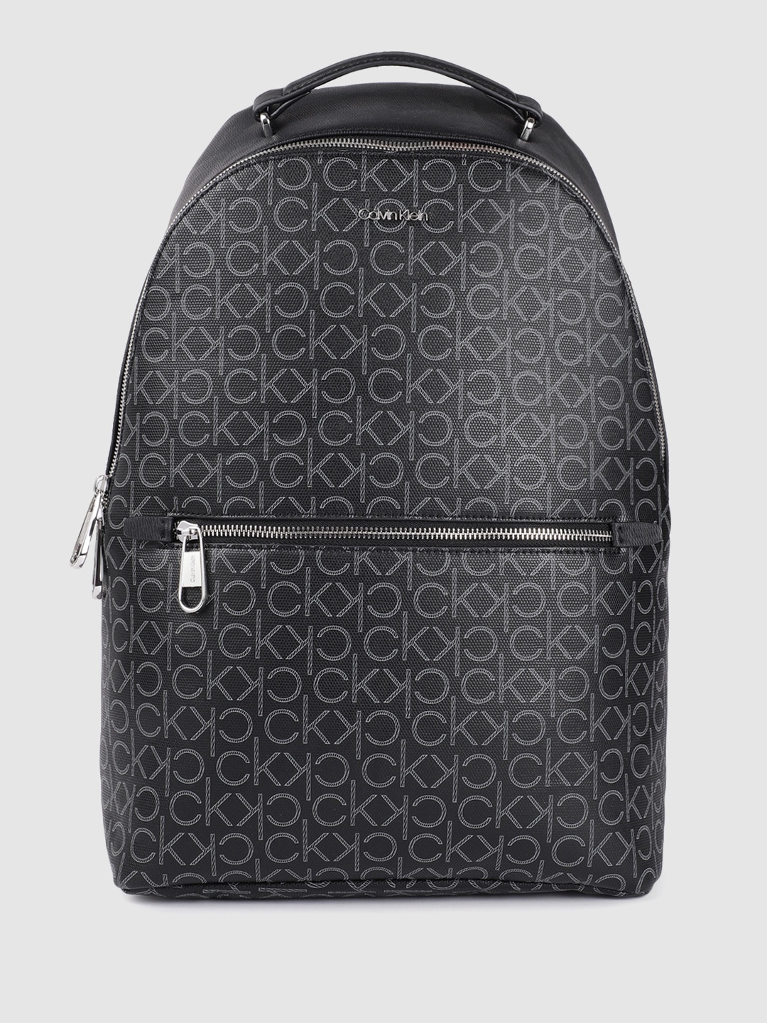 

Calvin Klein Men Brand Logo Printed Backpack, Black