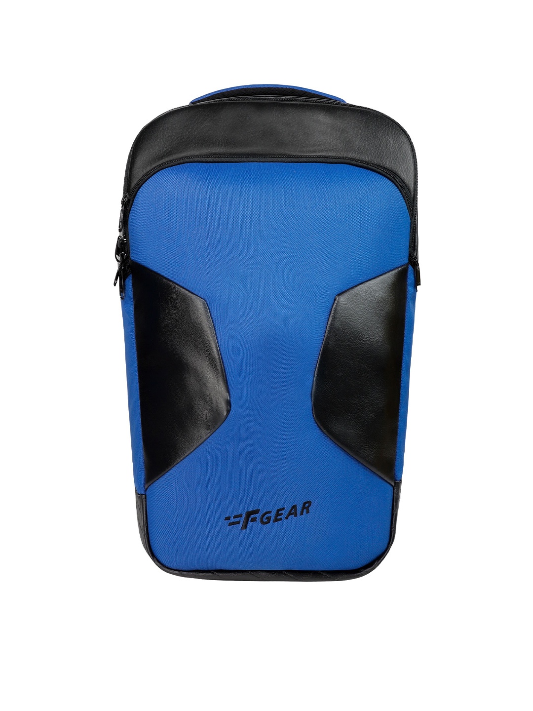 

F Gear Colourblocked Backpack with Raincover, Blue