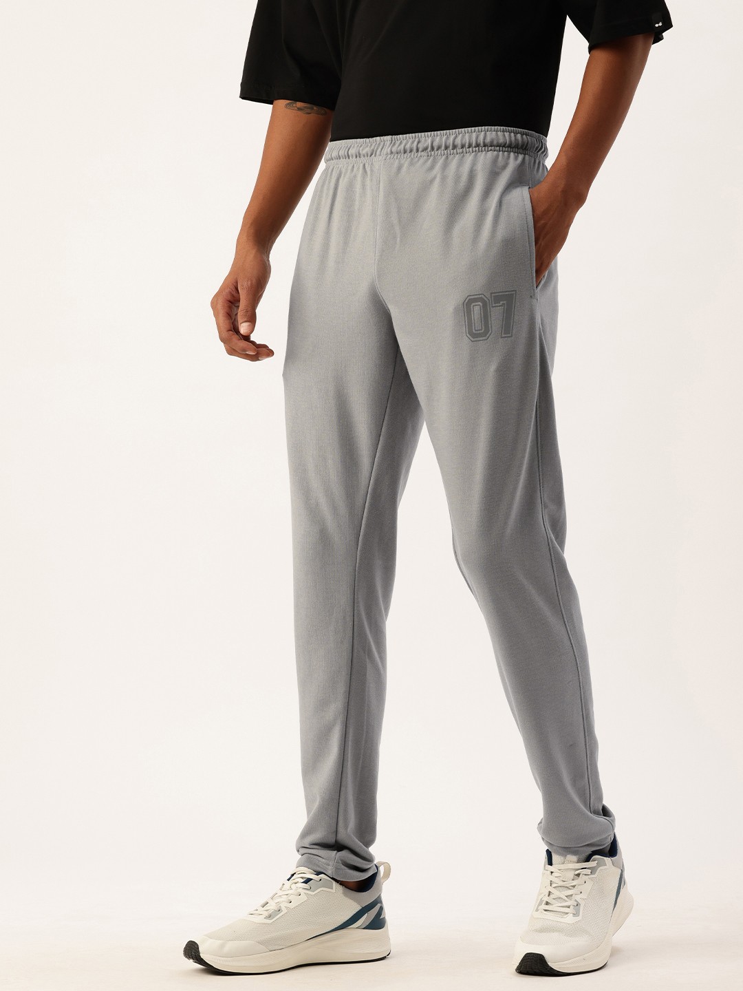 

Sports52 wear Men Slim Fit Training or Gym Track Pants, Grey