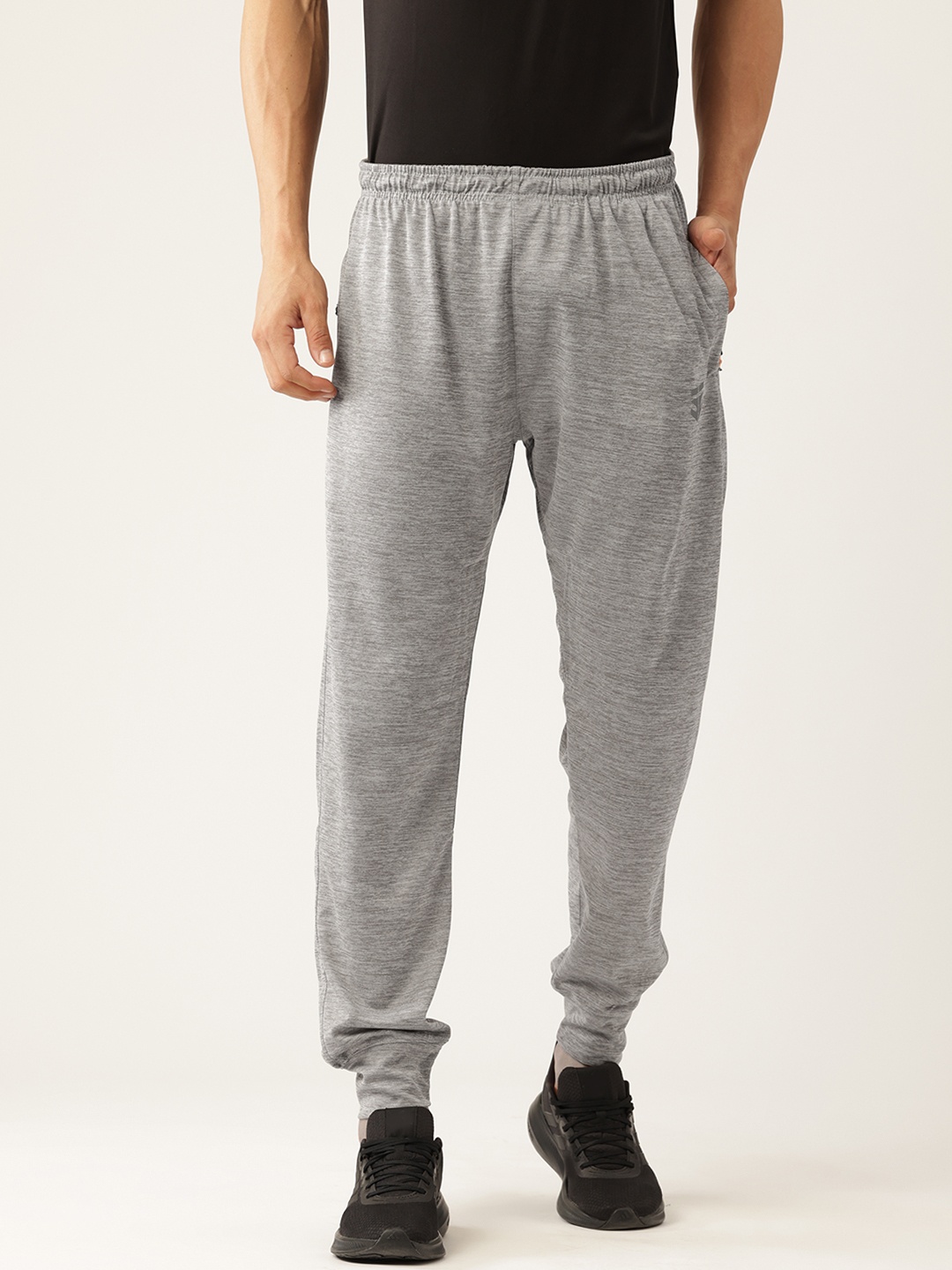 

Sports52 wear Men Slim Fit Training Joggers, Grey melange