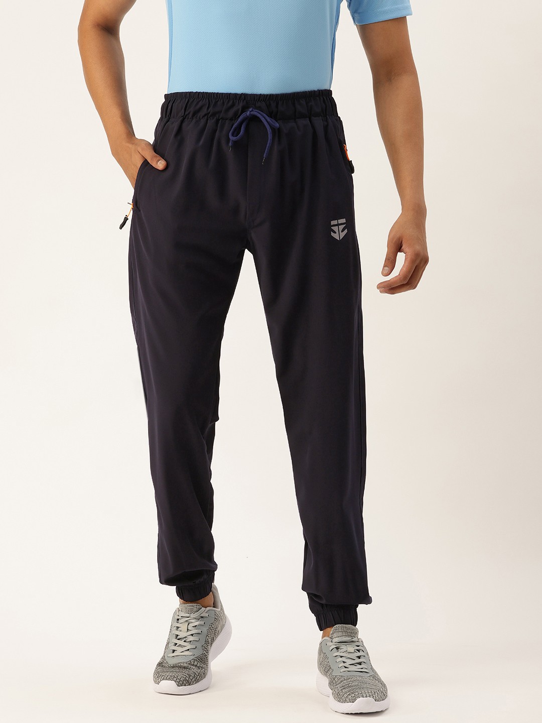 

Sports52 wear Men Slim Fit Training Or Gym Joggers Track Pants, Navy blue