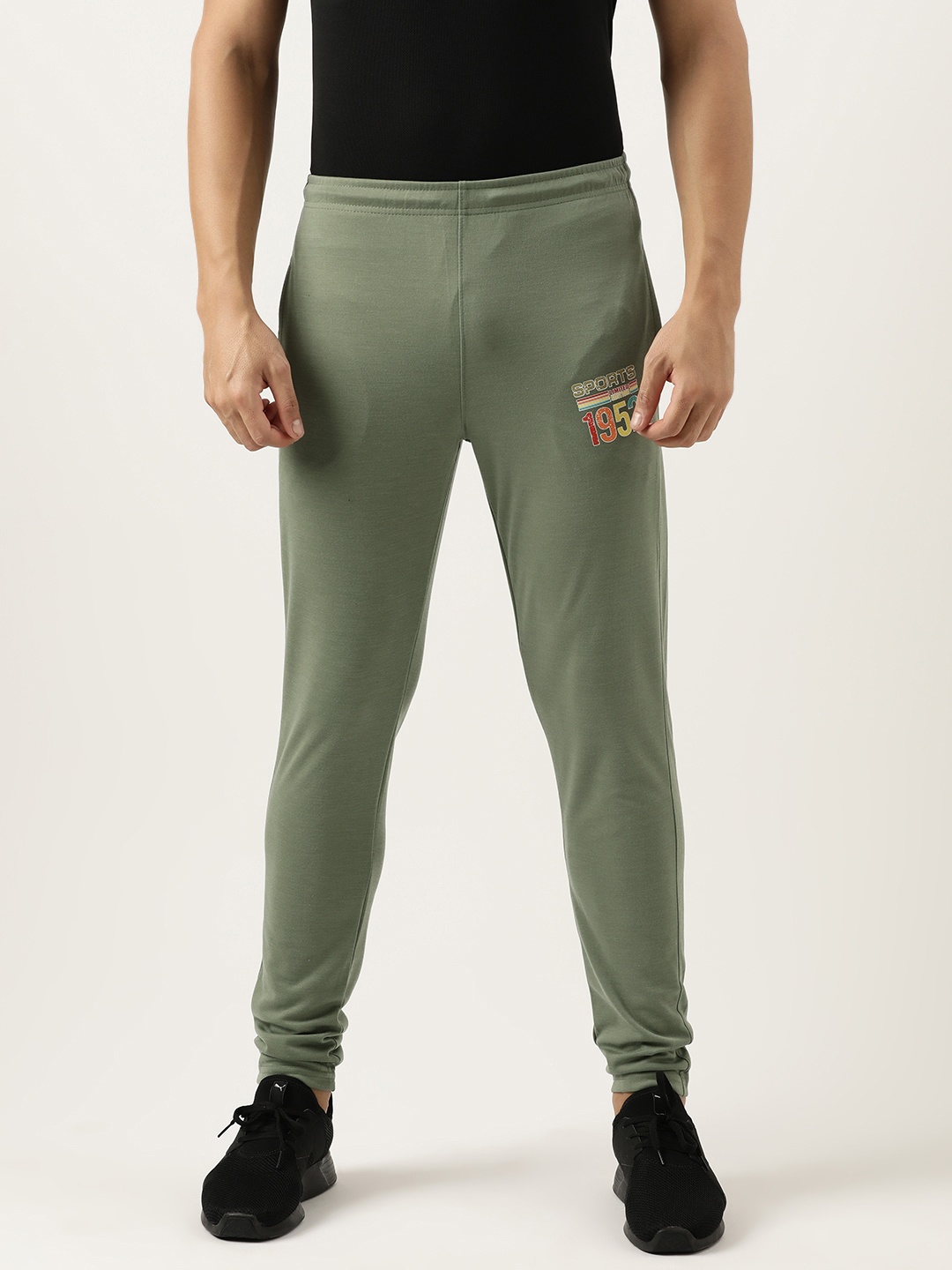 

Sports52 wear Men Solid Training Slim Fit Track Pant, Olive