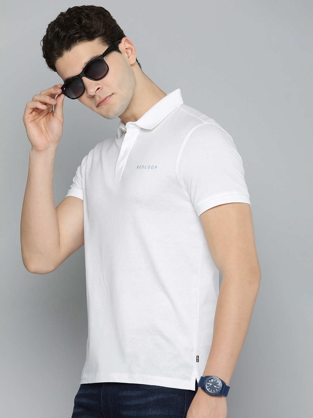 

Levis Polo Collar Solid Casual T-shirt, White
