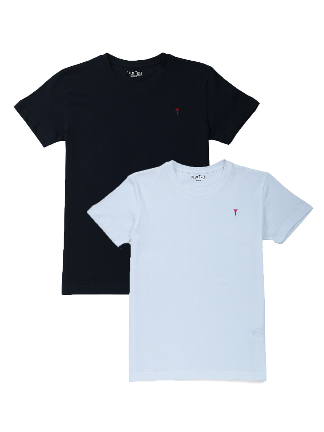 

Palm Tree Boys Pack Of 2 Cotton T-Shirts, Blue