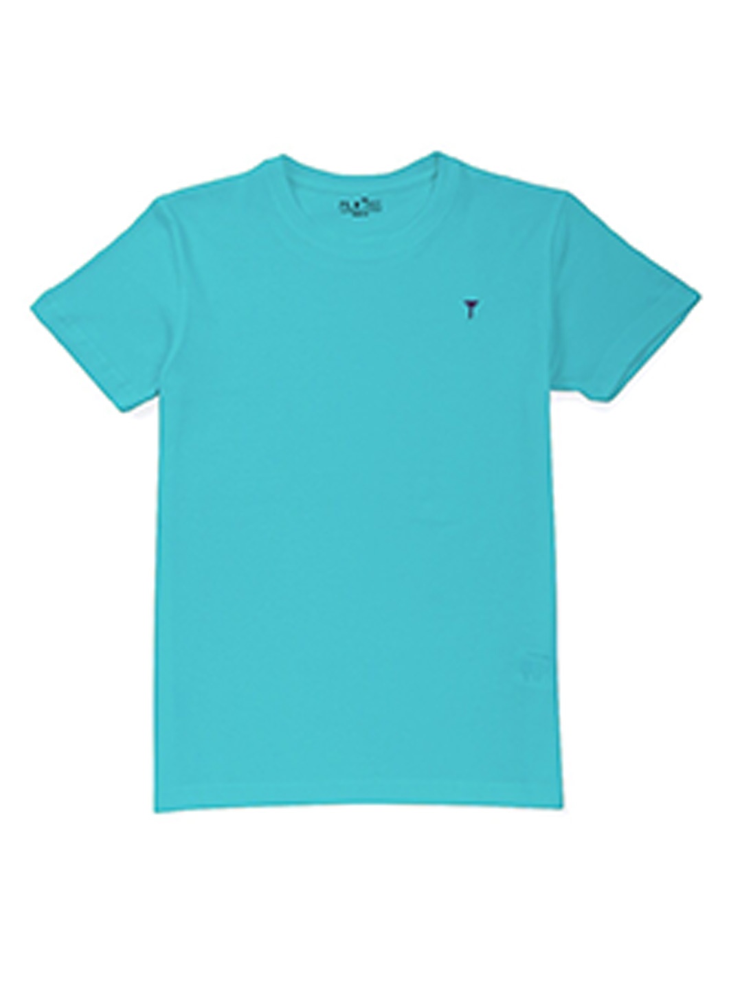 

Palm Tree Boys Round Neck Cotton T-shirt, Blue