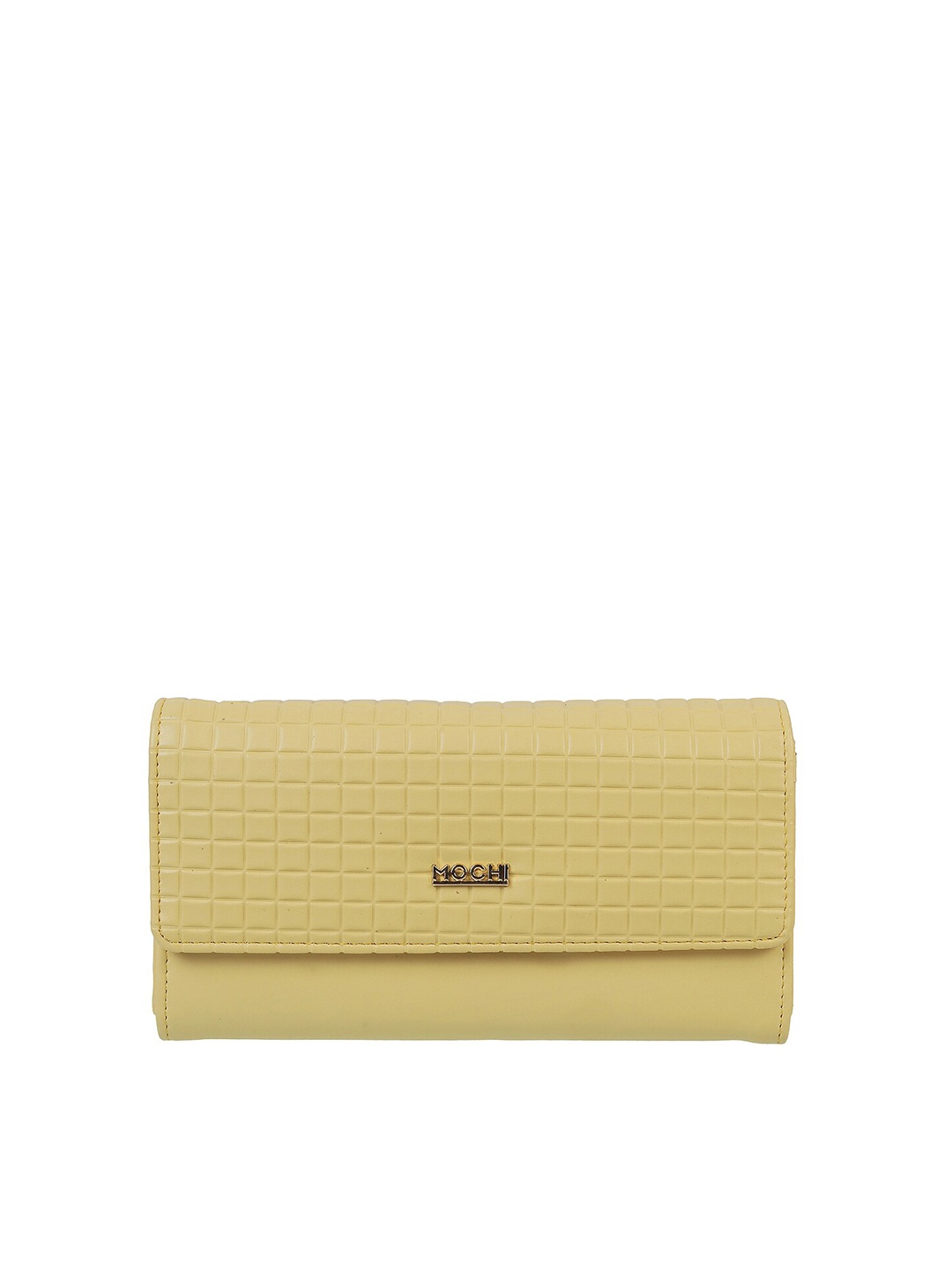 

Mochi Women Textured Envelope, Yellow