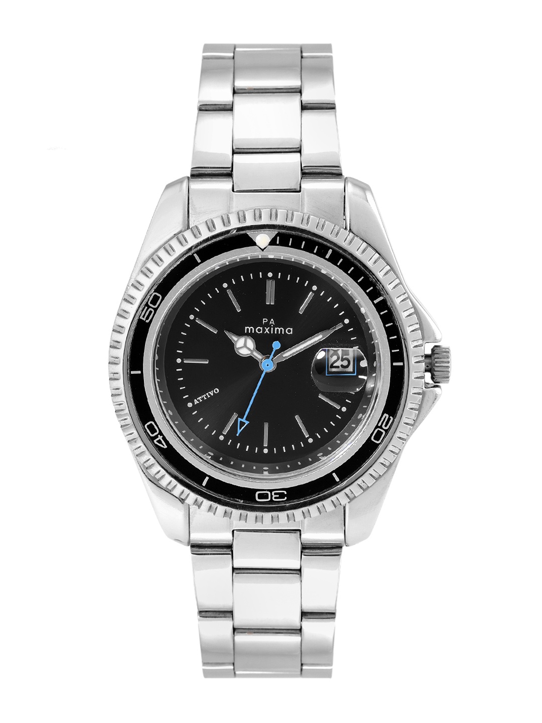 

maxima Men Bracelet Style Straps Analogue Watch 59686CMGI, Black