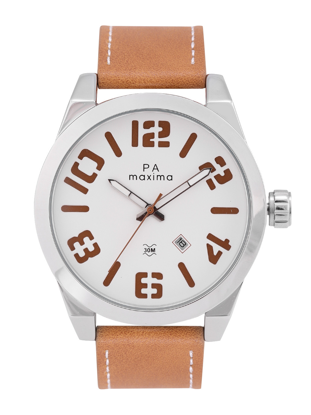 

maxima Men Analogue Watch 49361LAGI, White