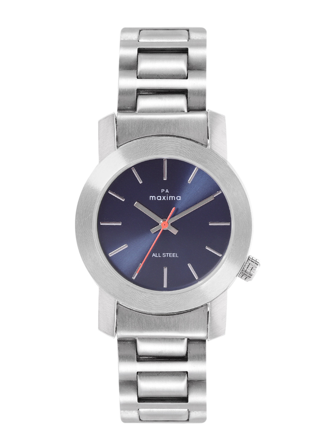 

maxima Men Bracelet Style Straps Analogue Watch 58535CMGS, Navy blue