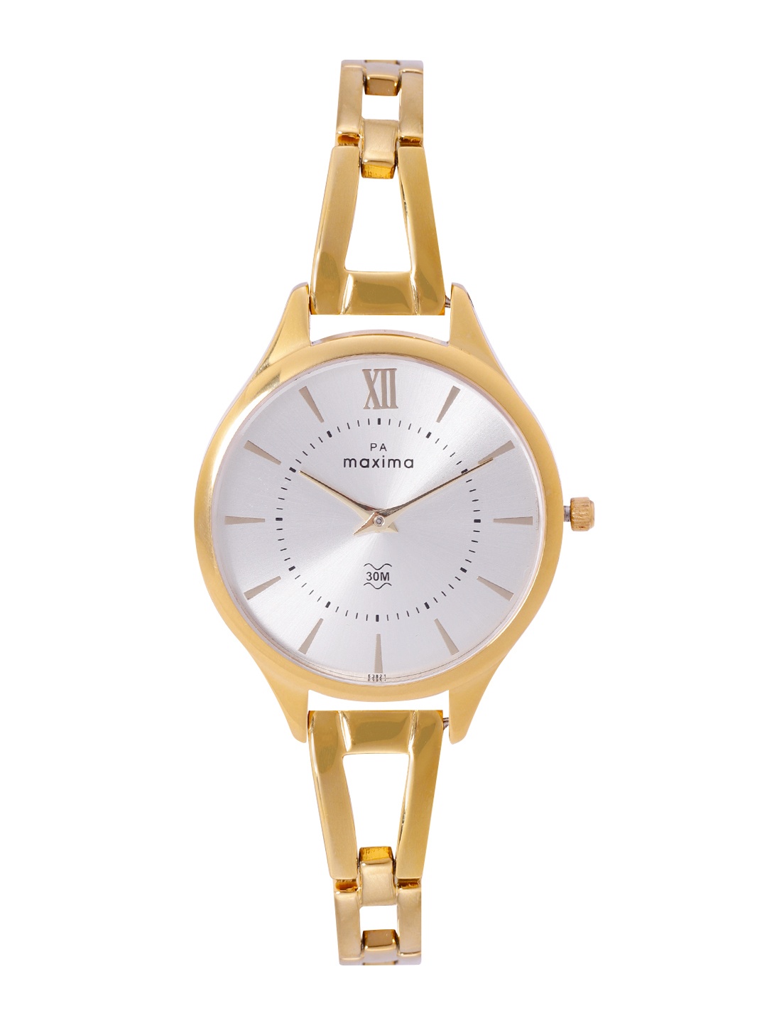 

maxima Women Bracelet Style Straps Analogue Watch 63821BMLY, Silver