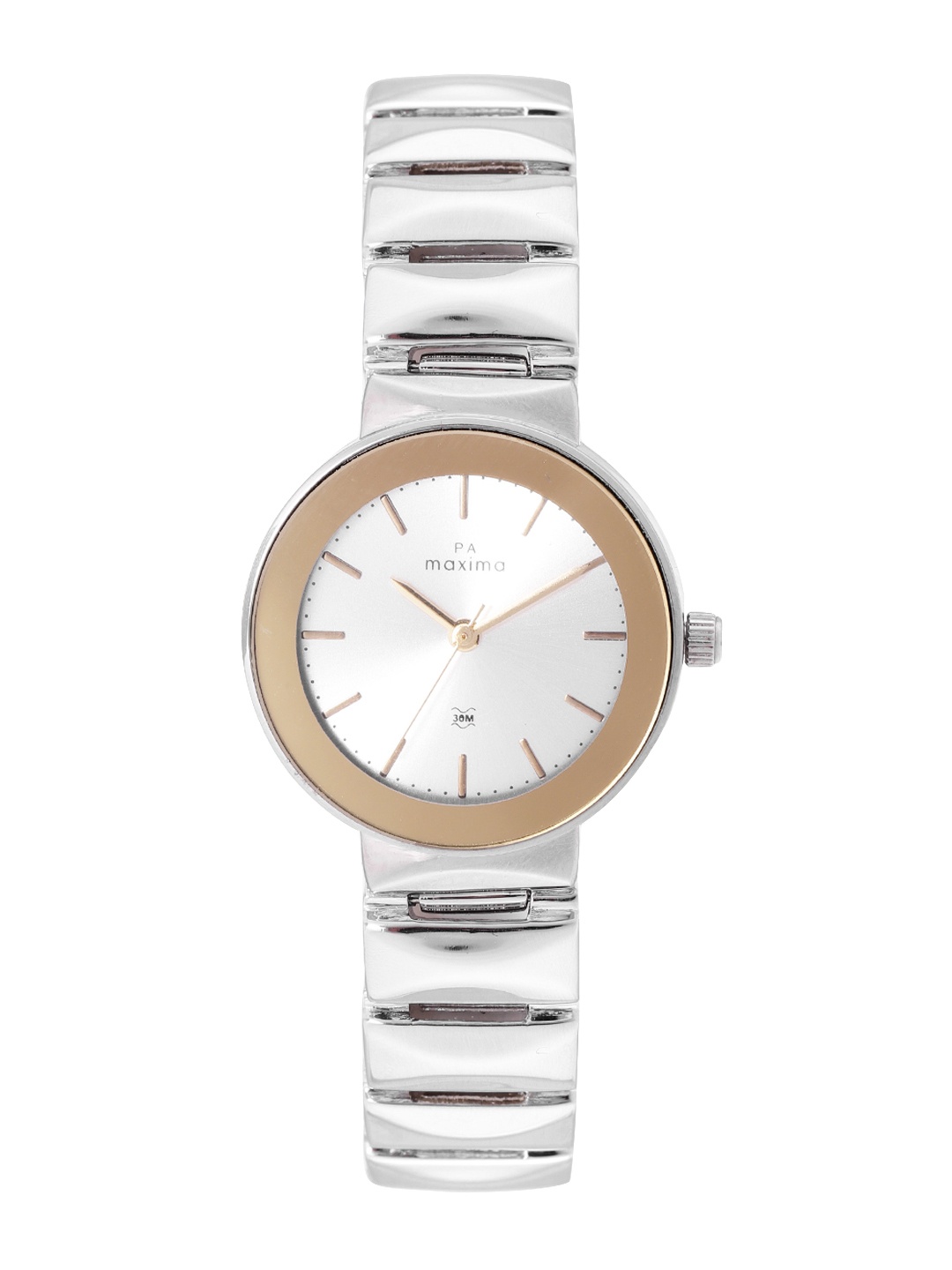 

maxima Women Bracelet Style Straps Analogue Watch 59550BMLI, Silver