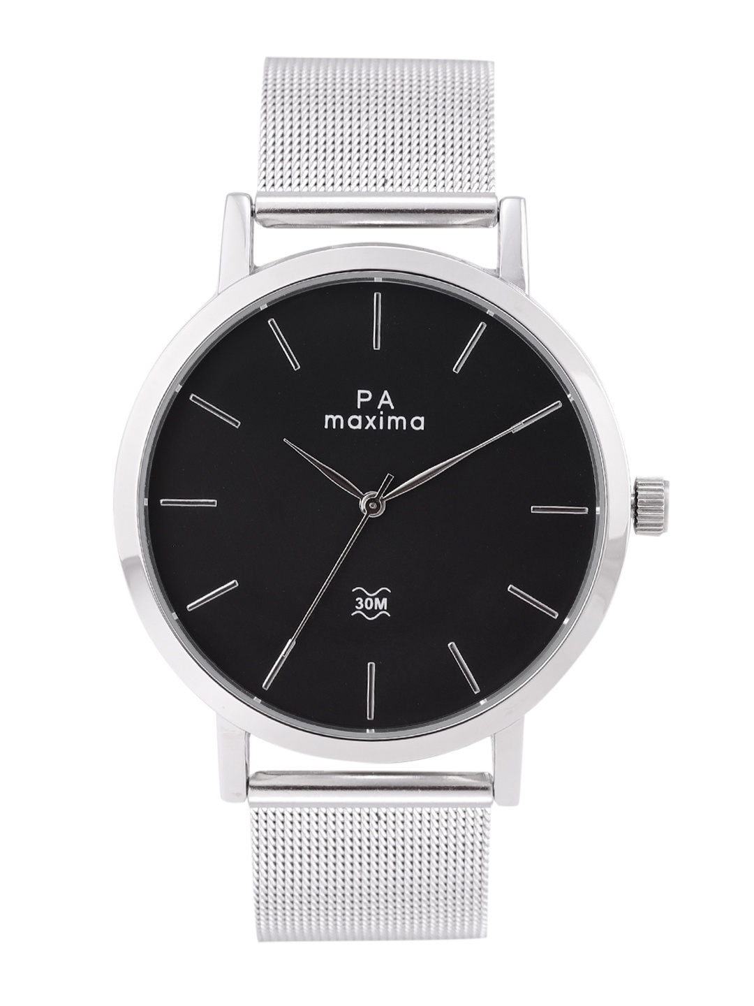 

maxima Men Bracelet Style Straps Analogue Watch 54610CAGI, Black