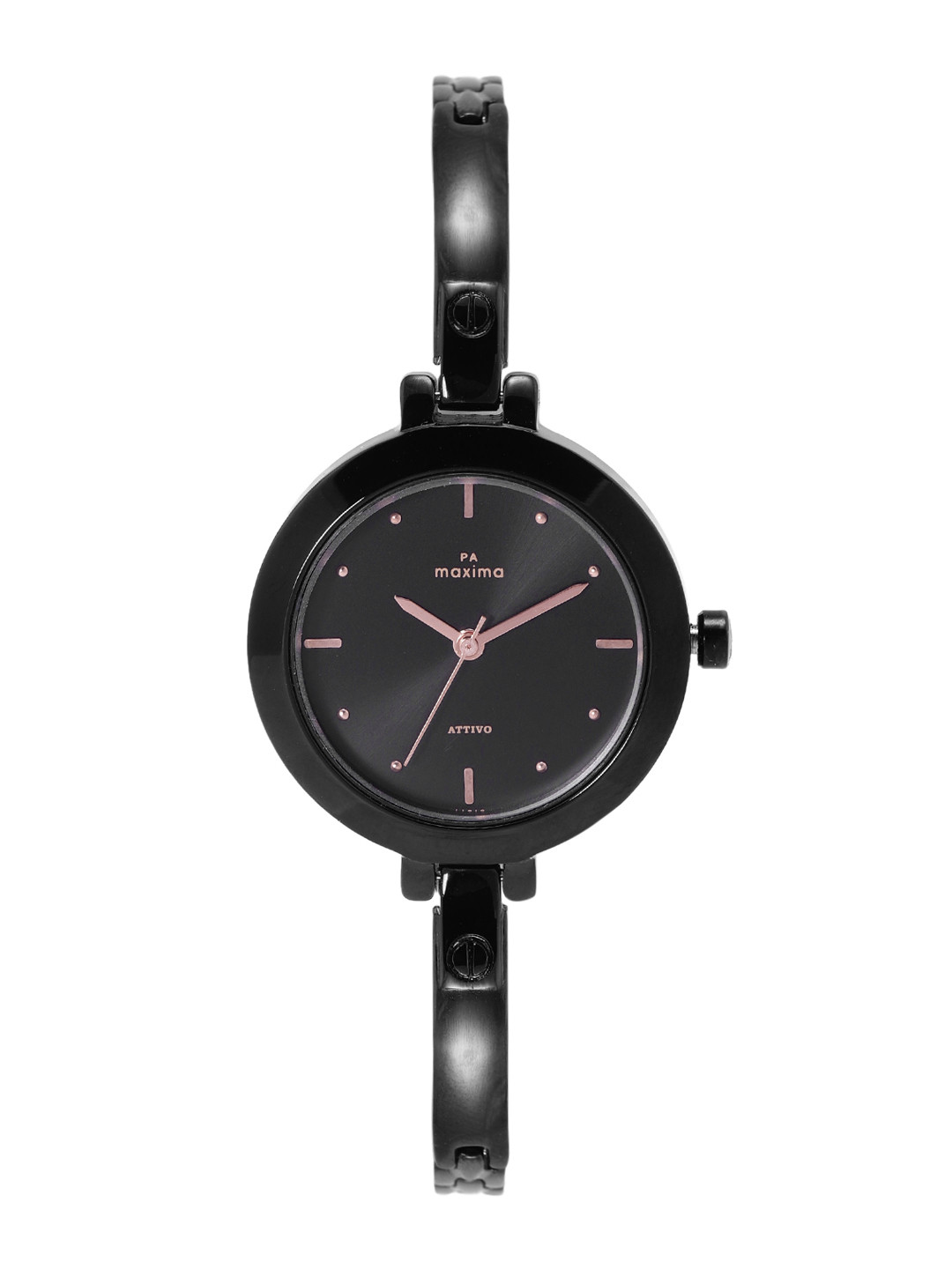 

maxima Women Bracelet Style Straps Analogue Watch 61210BMLB, Black