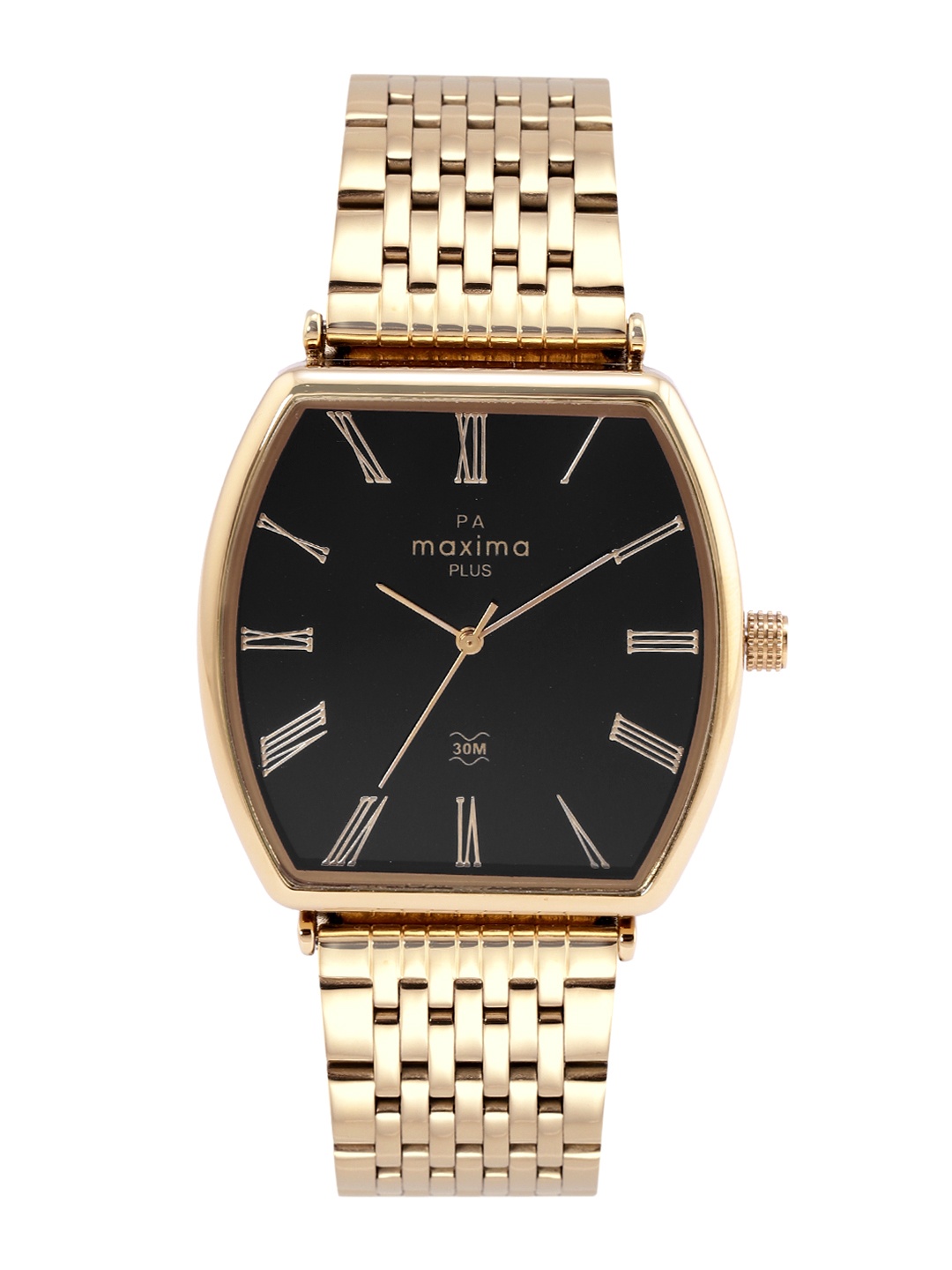 

maxima Men Bracelet Style Straps Analogue Watch 62672CMGY, Black