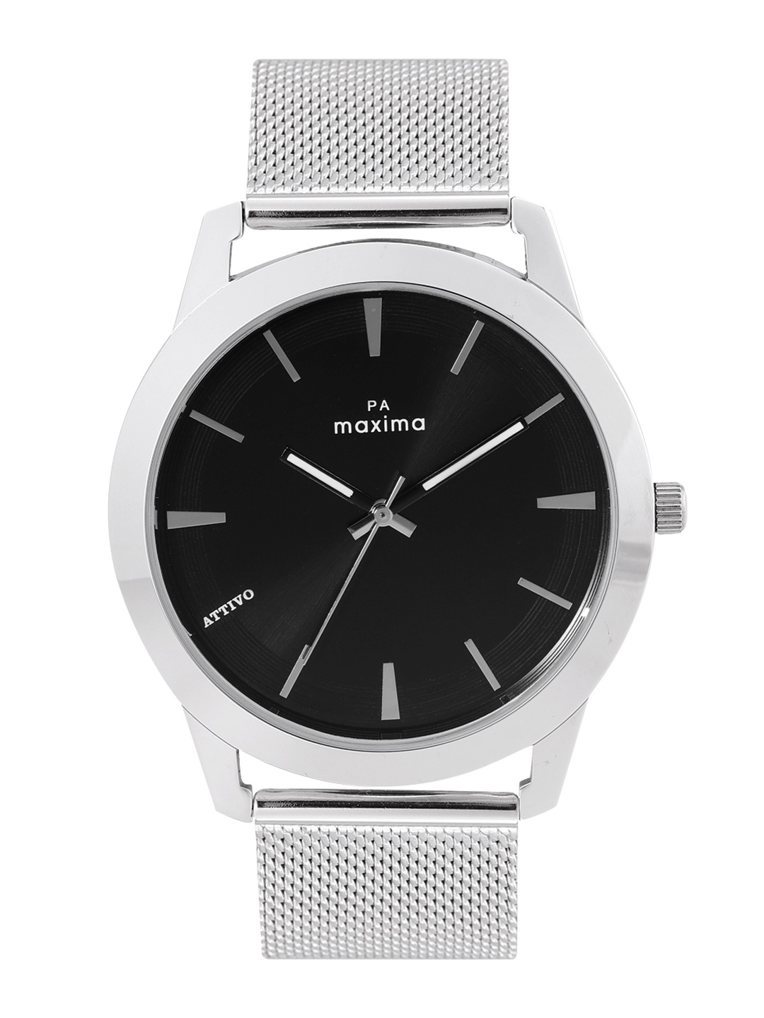 

maxima Men Bracelet Style Straps Analogue Watch 62041CMGI, Black