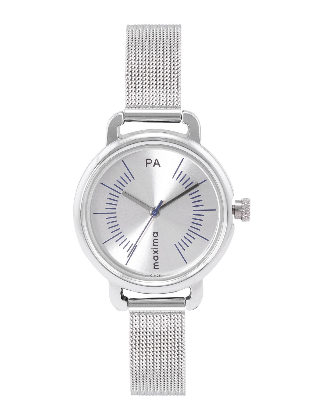 

maxima Women Bracelet Style Straps Analogue Watch 41670CMLI, Silver
