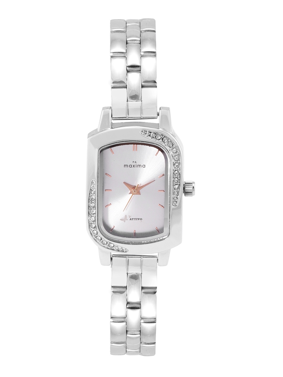 

maxima Women Bracelet Style Straps Analogue Watch 58435CMLI, Silver