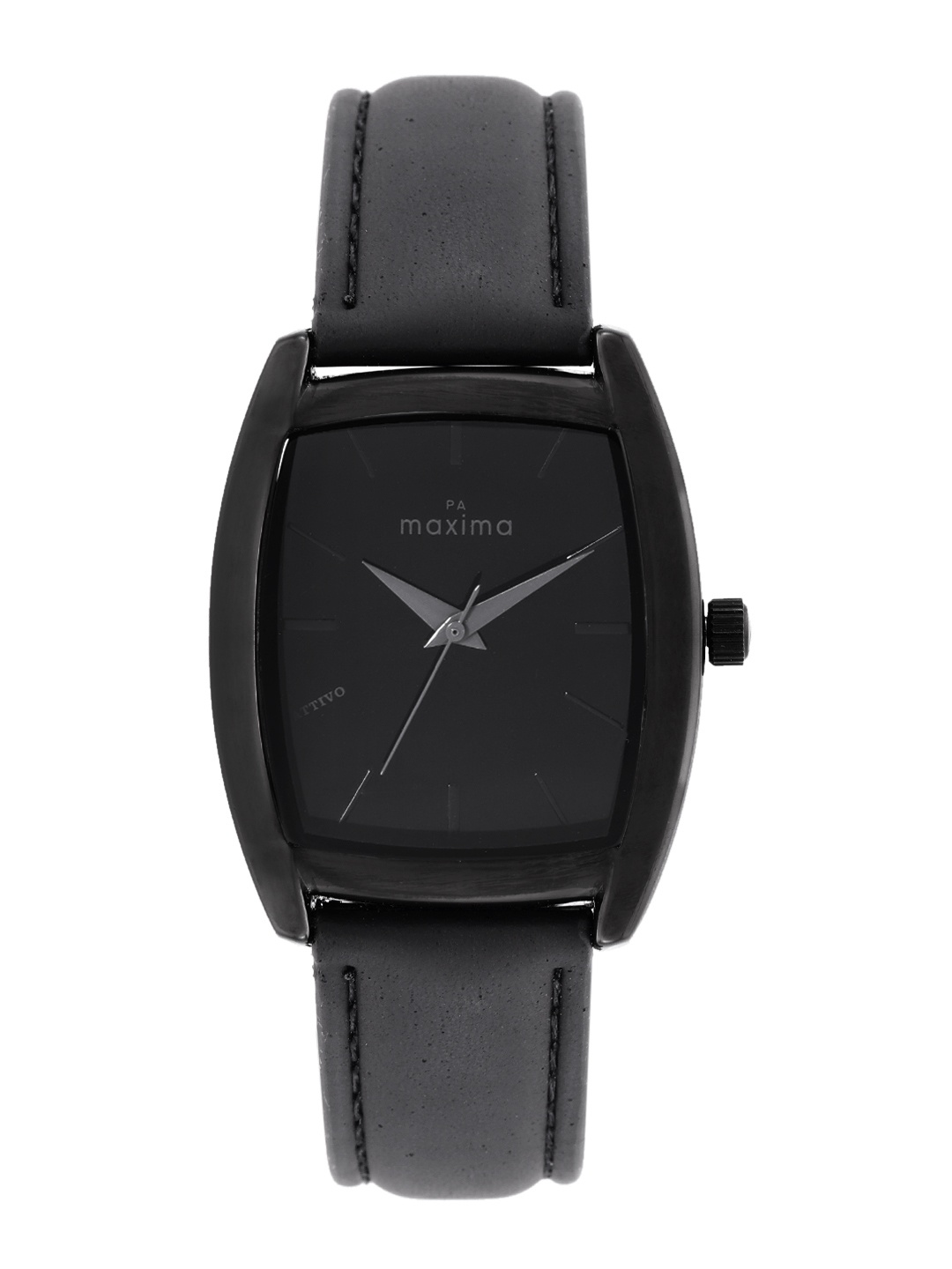 

maxima Men Regular Straps Analogue Watch 58470LMGB, Black