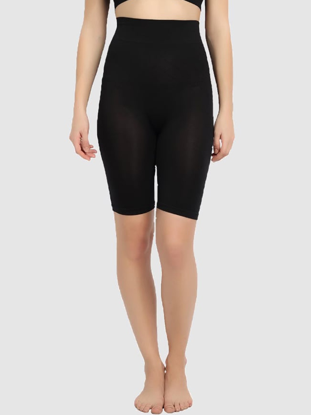 

Opulent High-Rise Tummy & Thigh Shapewear, Black