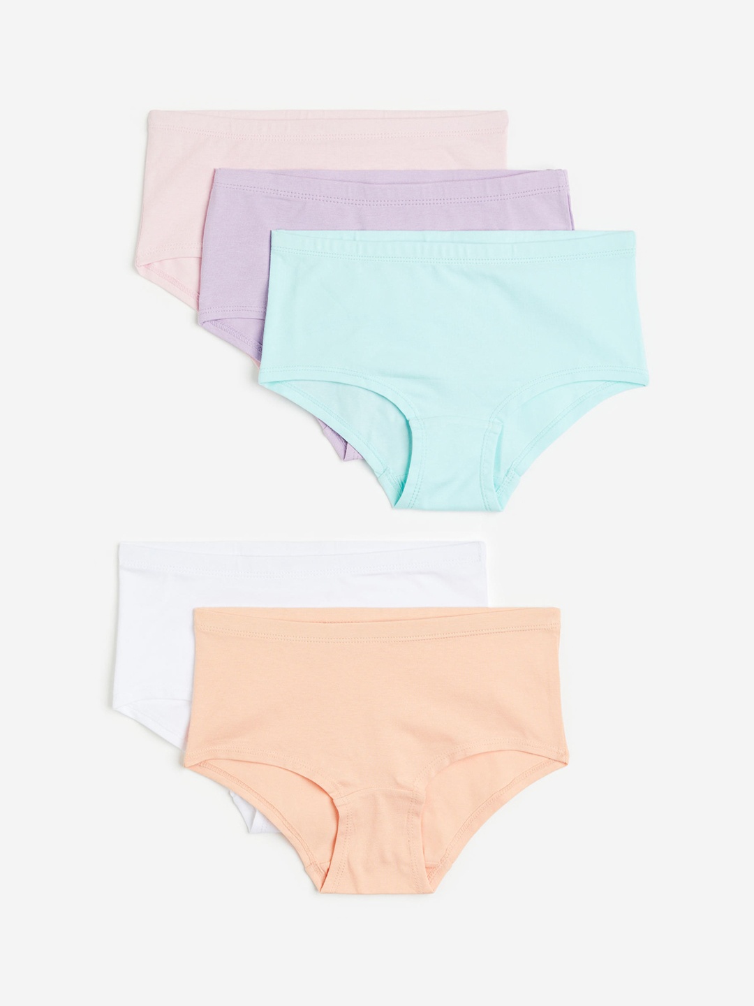 

H&M Girls 5-Pack Cotton Briefs, Orange
