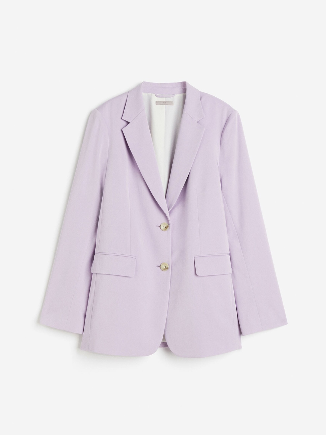 

H&M Women Single-Breasted Blazer, Purple