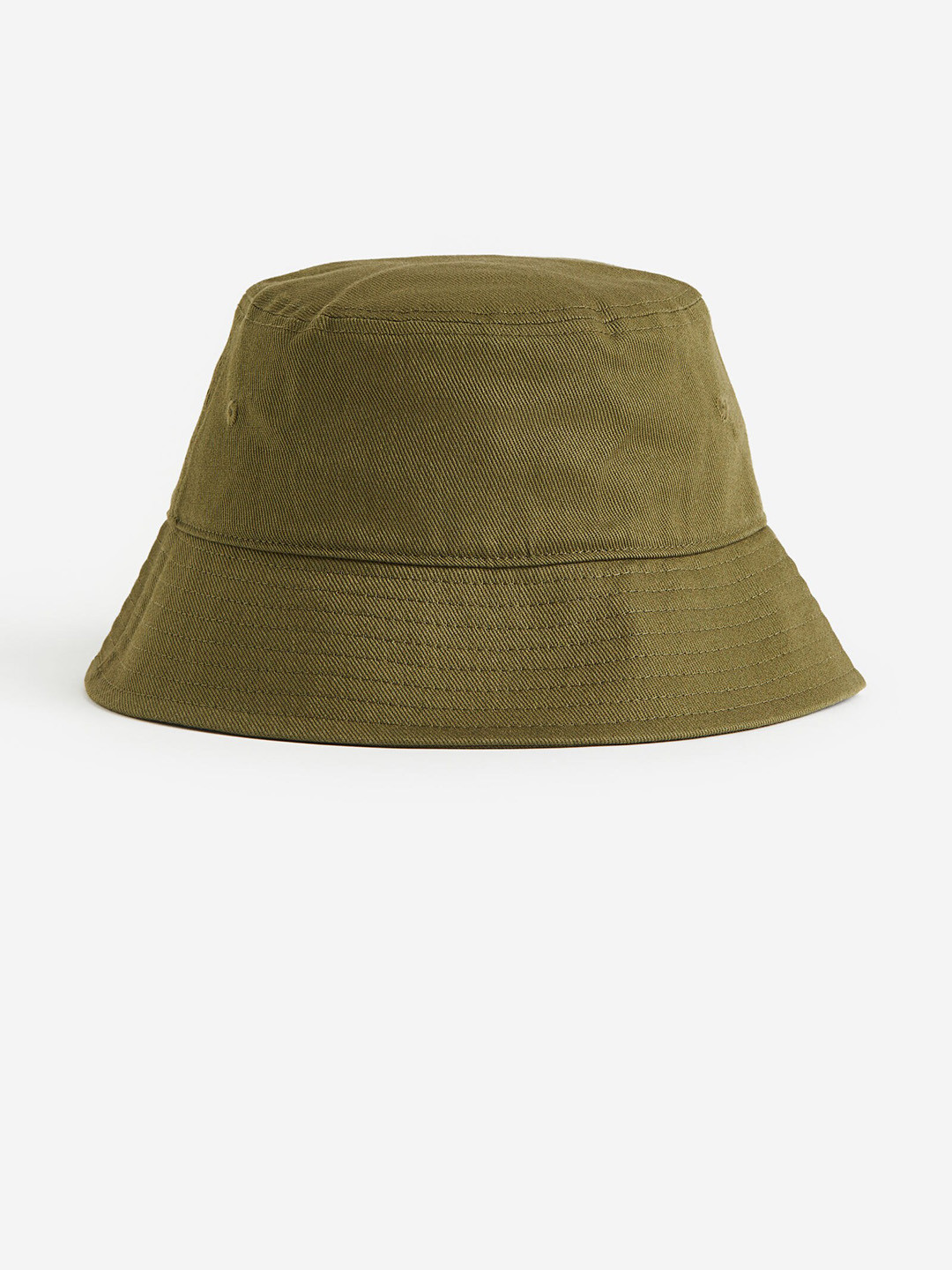 

H&M Men Pure-Cotton Bucket Hat, Green