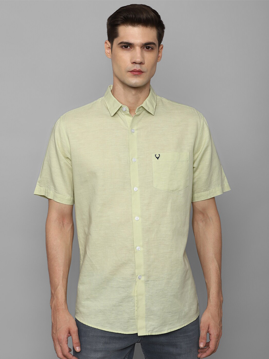 

Allen Solly Slim Fit Casual Shirt, Green