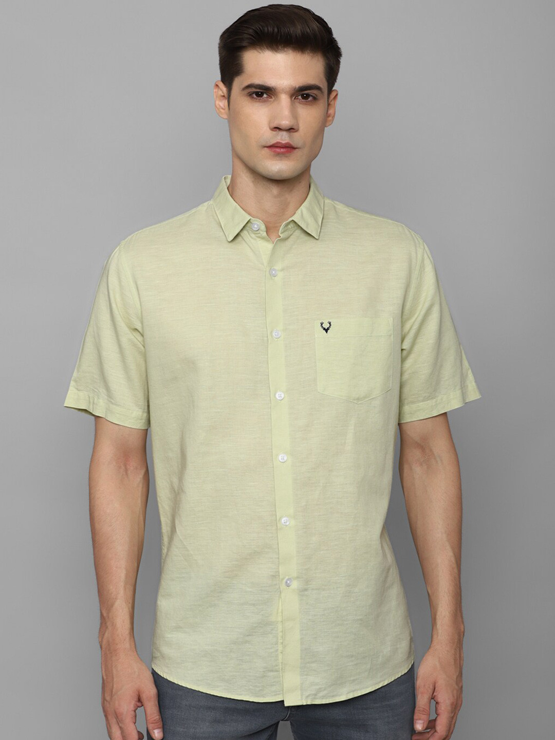 

Allen Solly Slim Fit Casual Shirt, Green