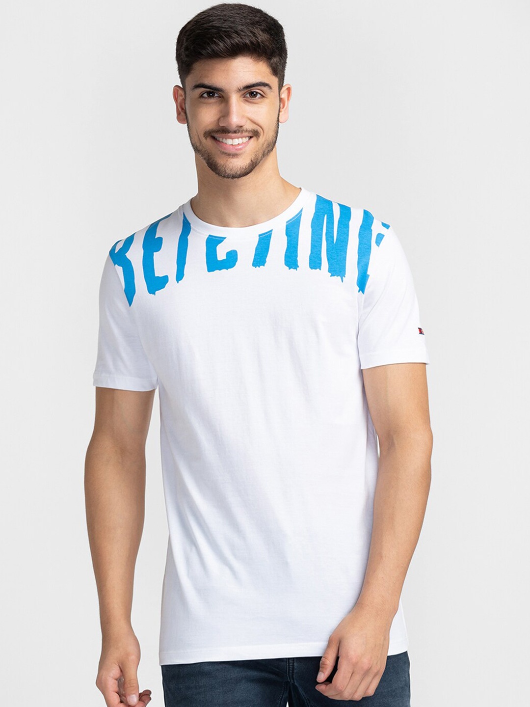 

Being Human Typography Printed T-shirt, White
