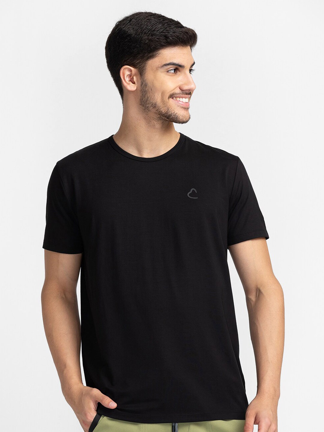 

Being Human Round Neck T-shirt, Black