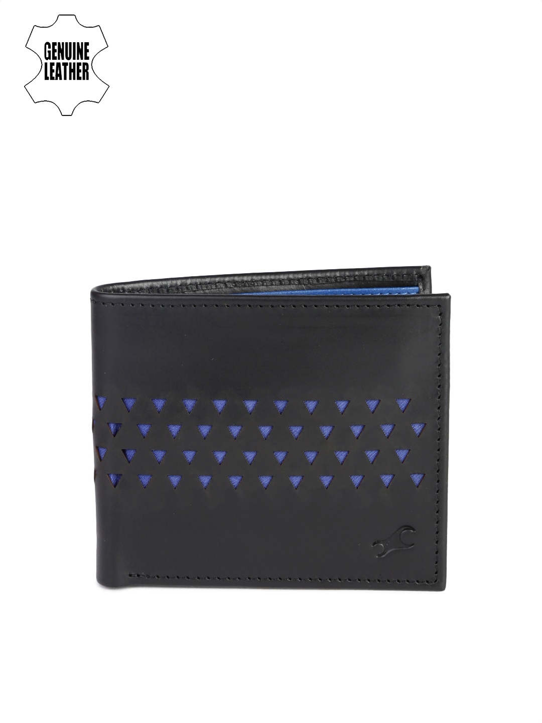

Fastrack Men Blue Genuine Leather Wallet