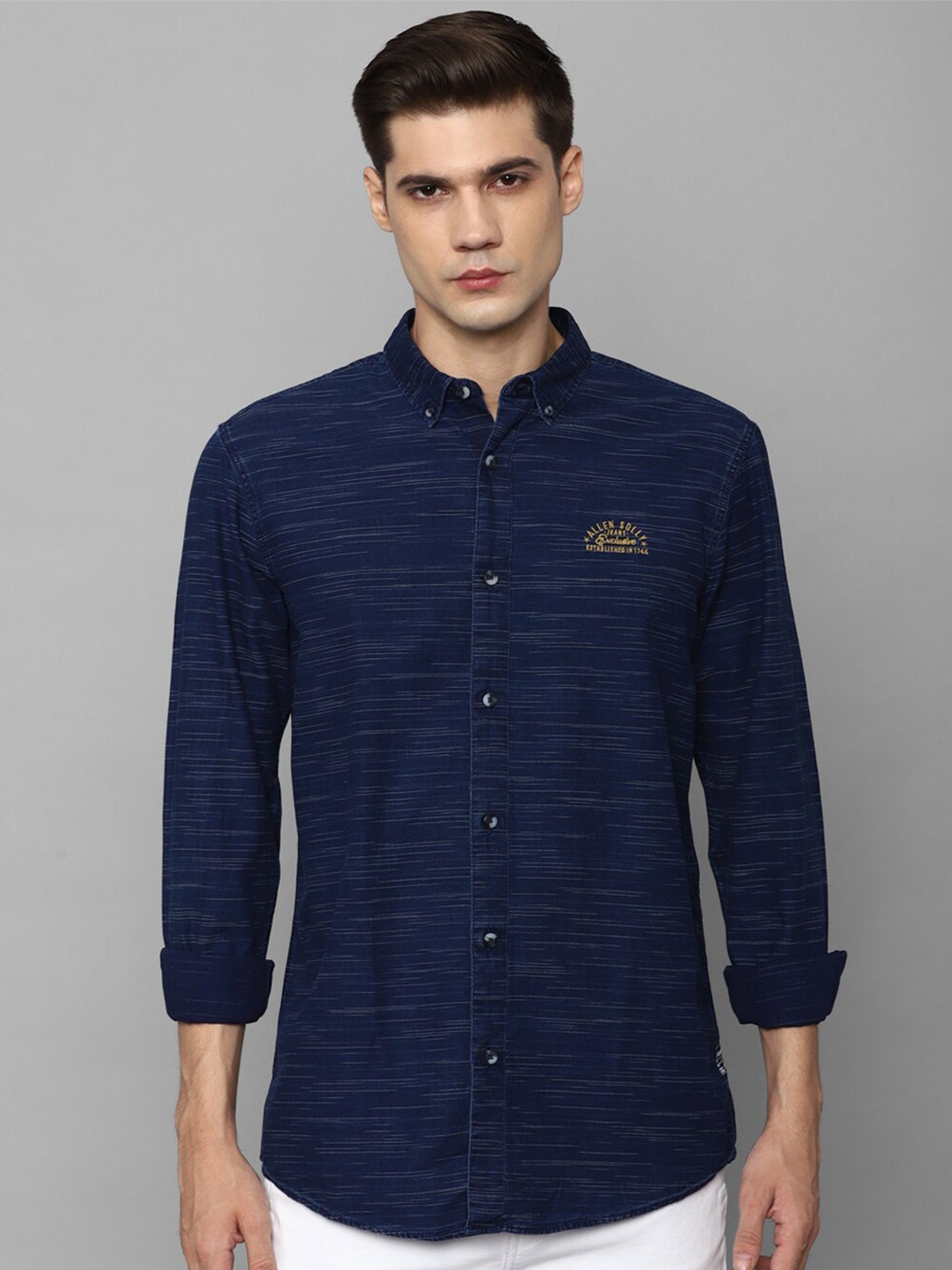 

Allen Solly Sport Striped Casual Shirt, Navy blue