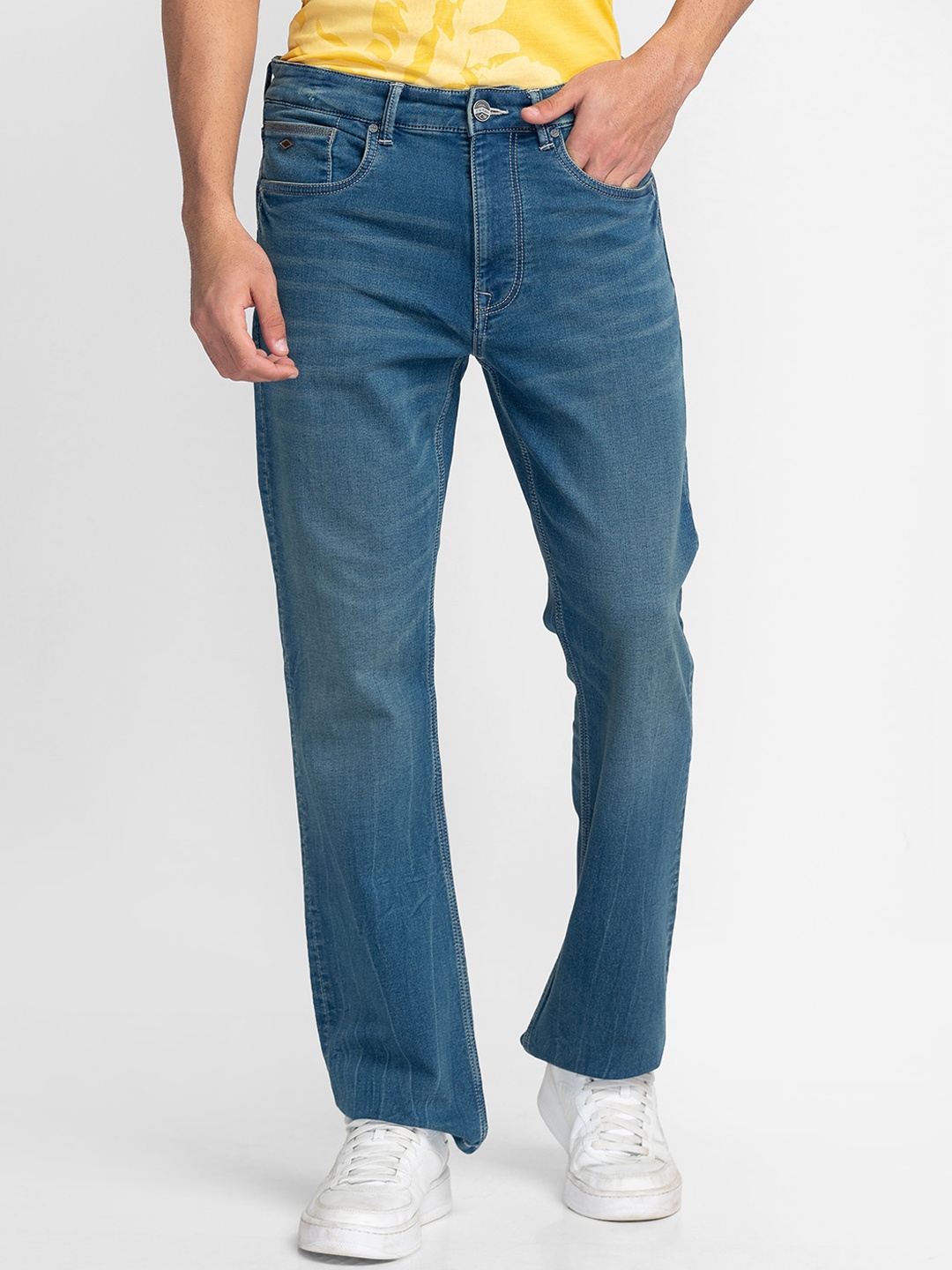 

Being Human Men Mid-Rise Straight Fit Jeans, Blue