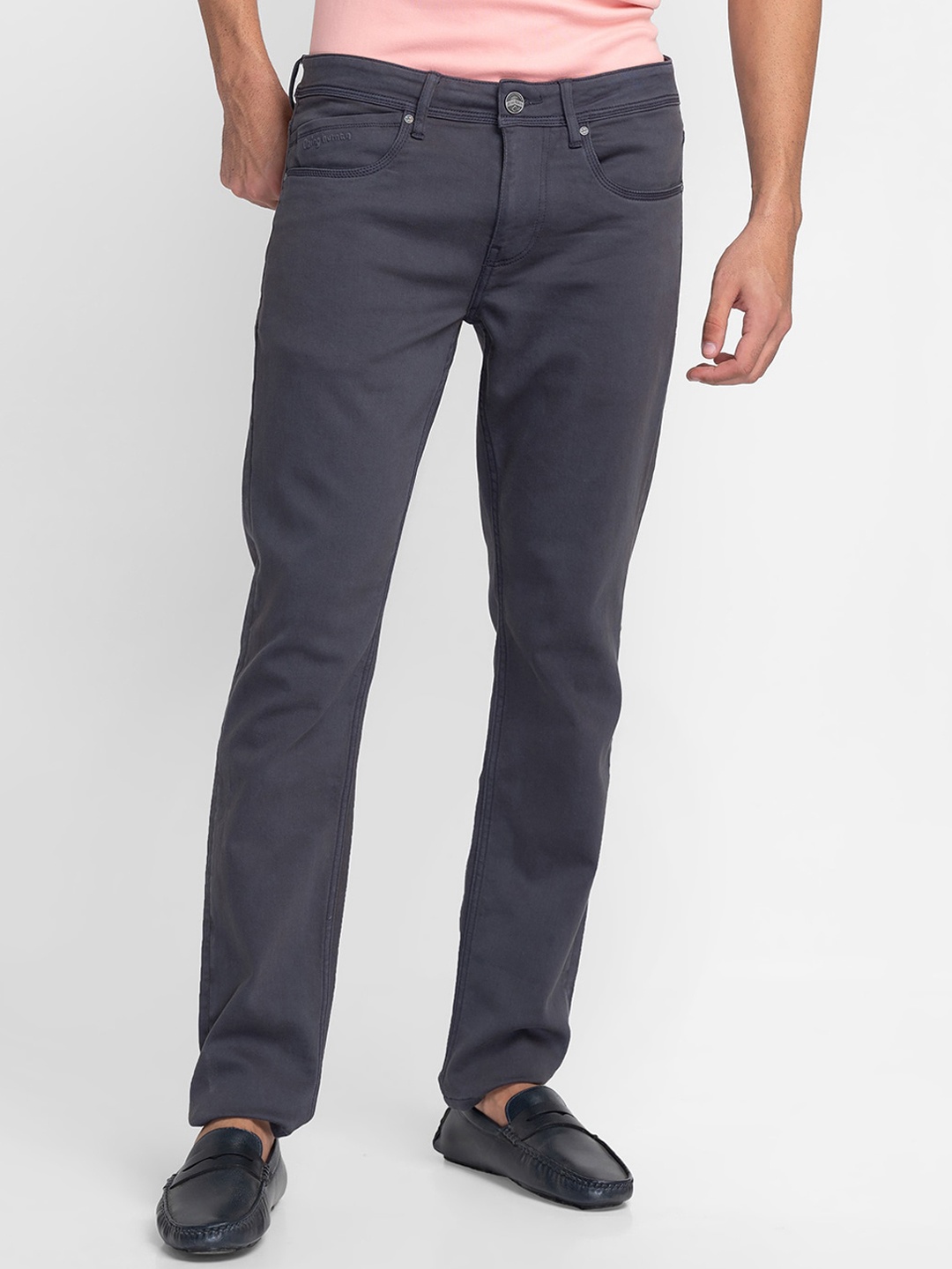 

Being Human Men Clean Look Mid Rise Slim Fit Jeans, Grey