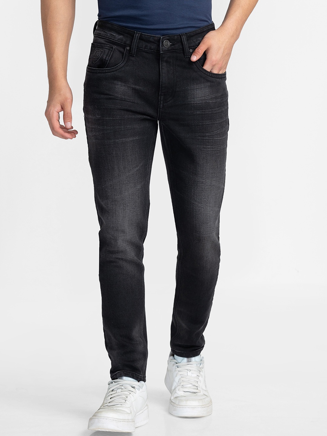 

Being Human Men Light Fade Jeans, Black