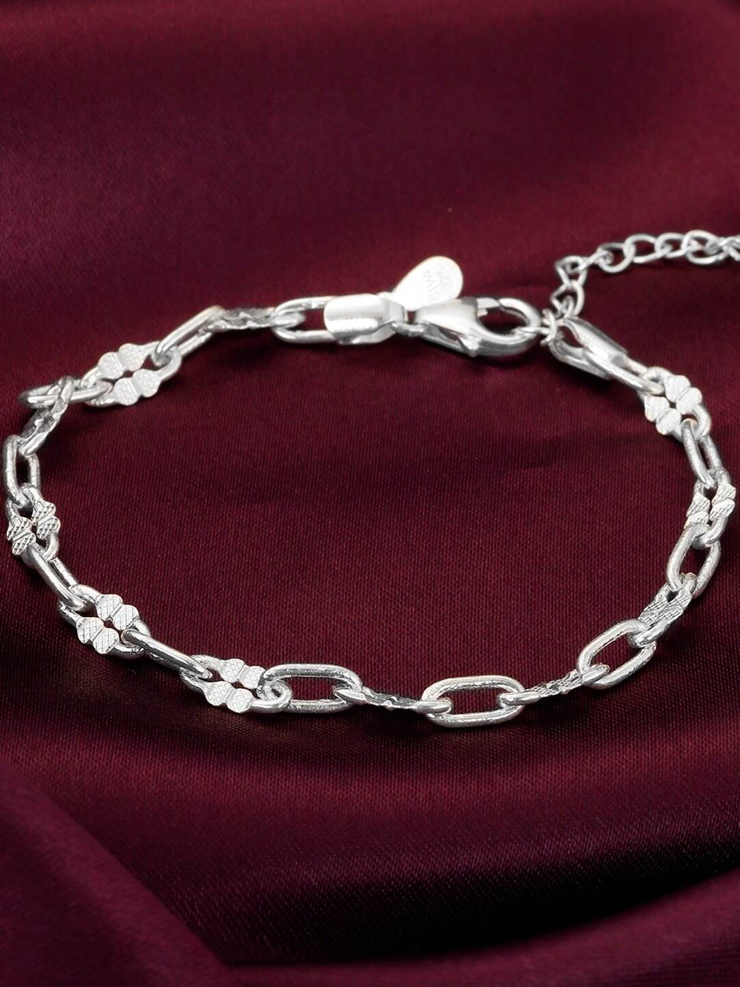 

GIVA Sterling Silver Rhodium-Plated Link Bracelet