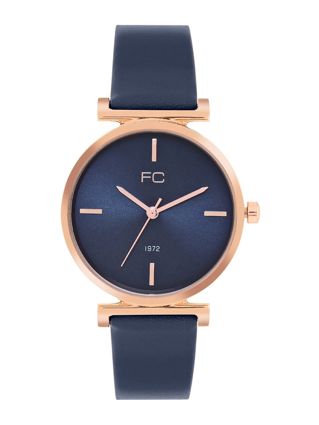 

French Connection Women Dial & Leather Straps Analogue Watch FCN00087E, Navy blue