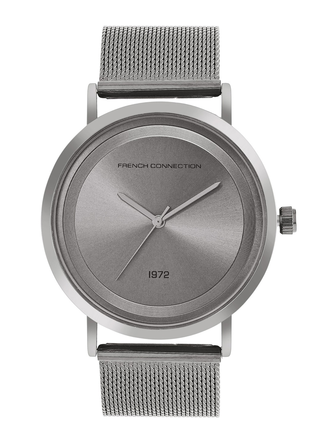 

French Connection Men Steel Bracelet Style Straps Analogue Watch FCN00043E, Grey