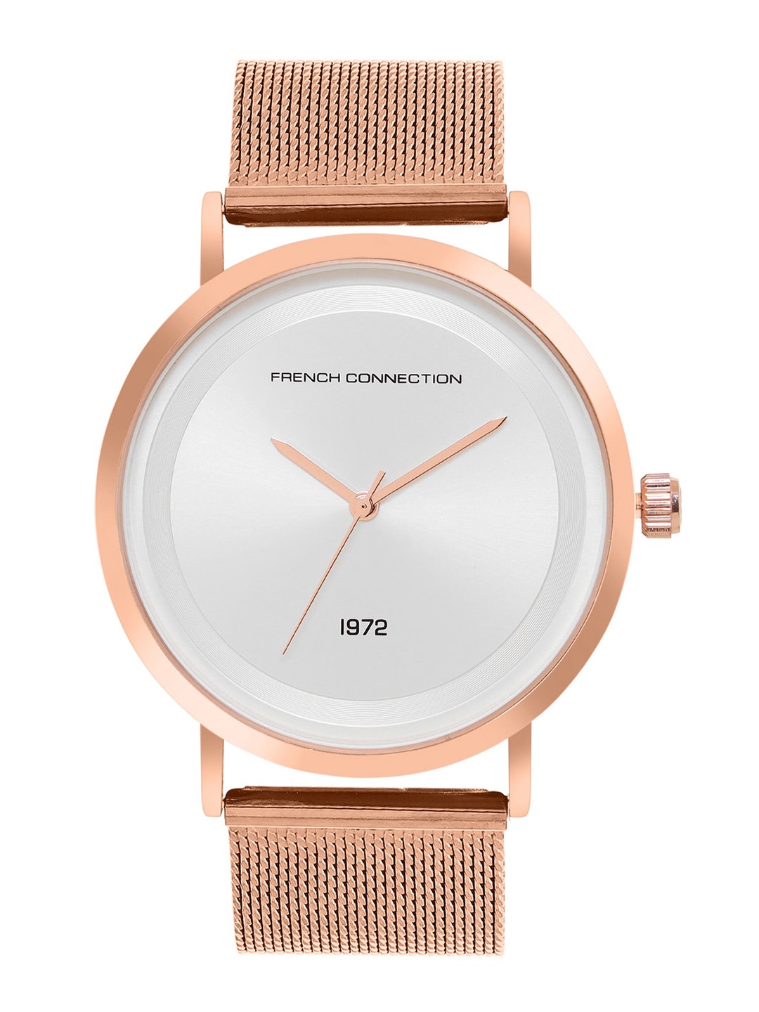 

French Connection Men Bracelet Style Straps Analogue Watch FCN00043D, Silver