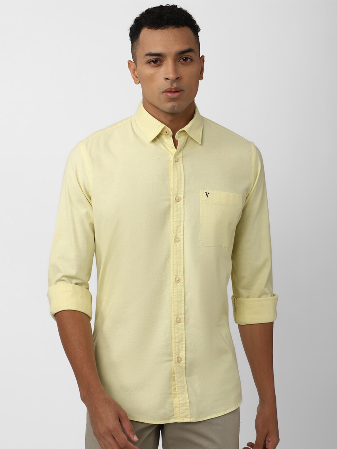 

Van Heusen Sport Slim Fit Casual Shirt, Yellow