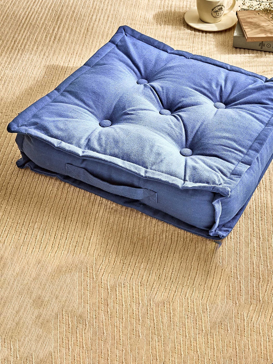 

Home Centre Kinsley Blue Floor Cushions