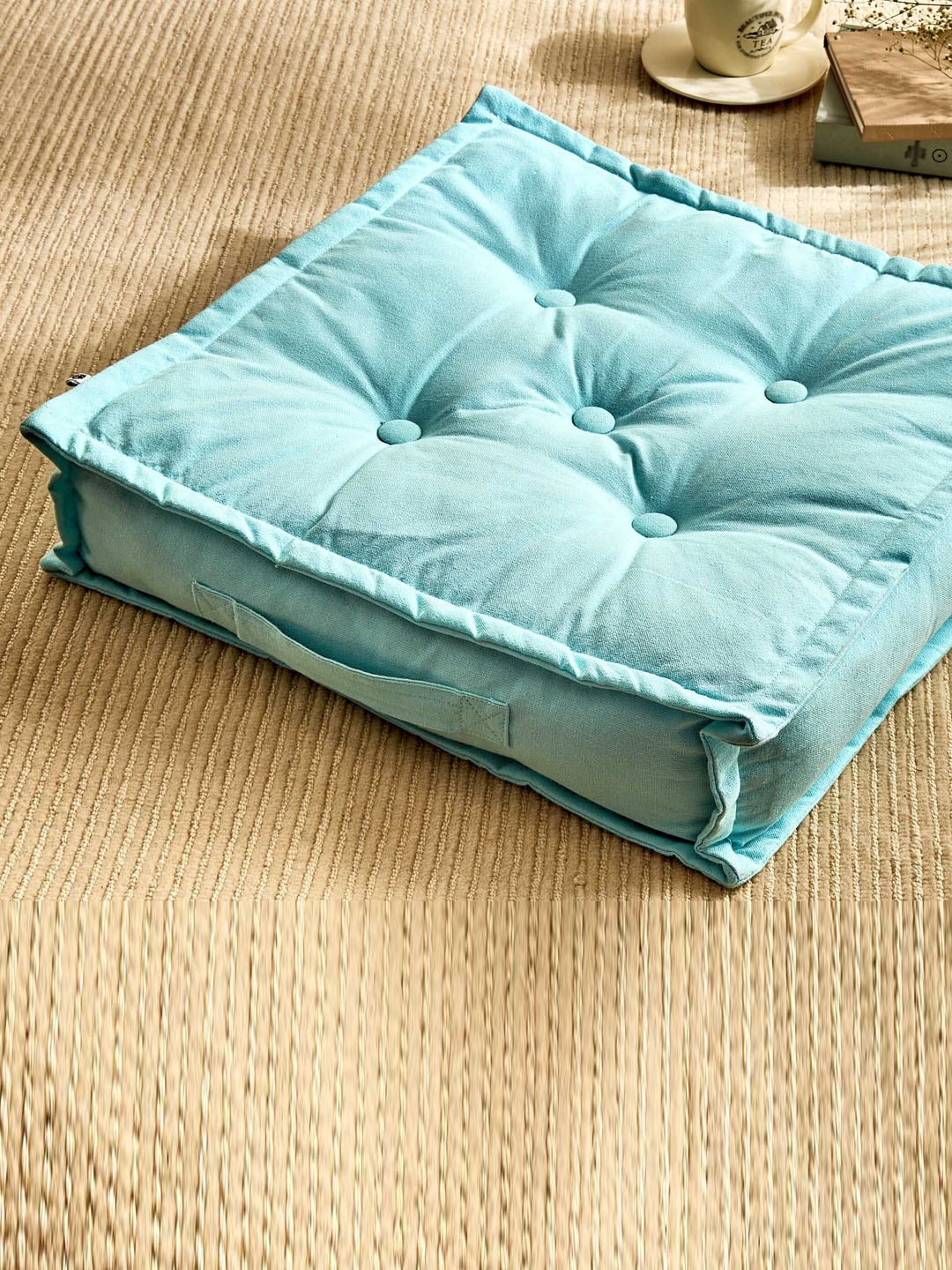 

Home Centre Blue Floor Cushion