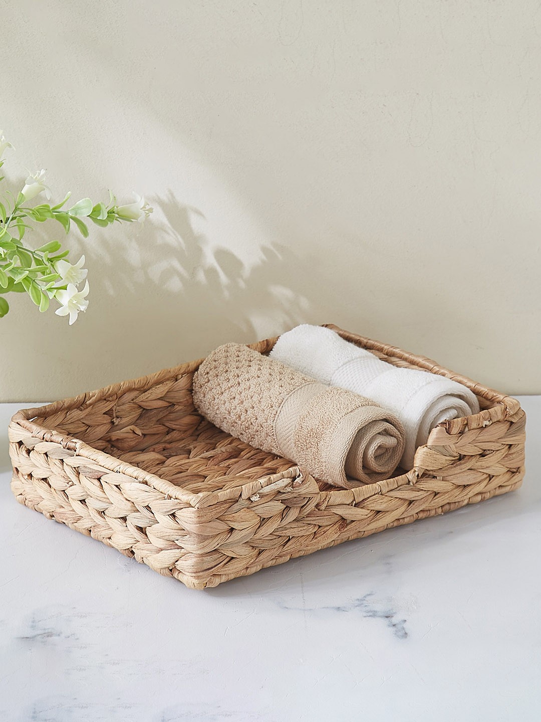 

Home Centre Brown Regan Juvale Seagrass and Iron Storage Organiser